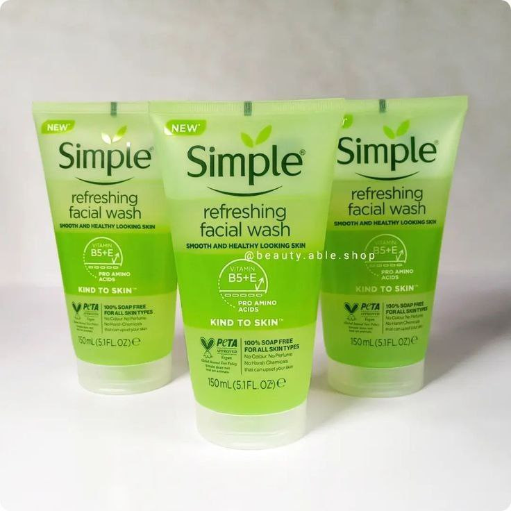 ژل شستشوی صورت سیمپل مدل رفرشینگ