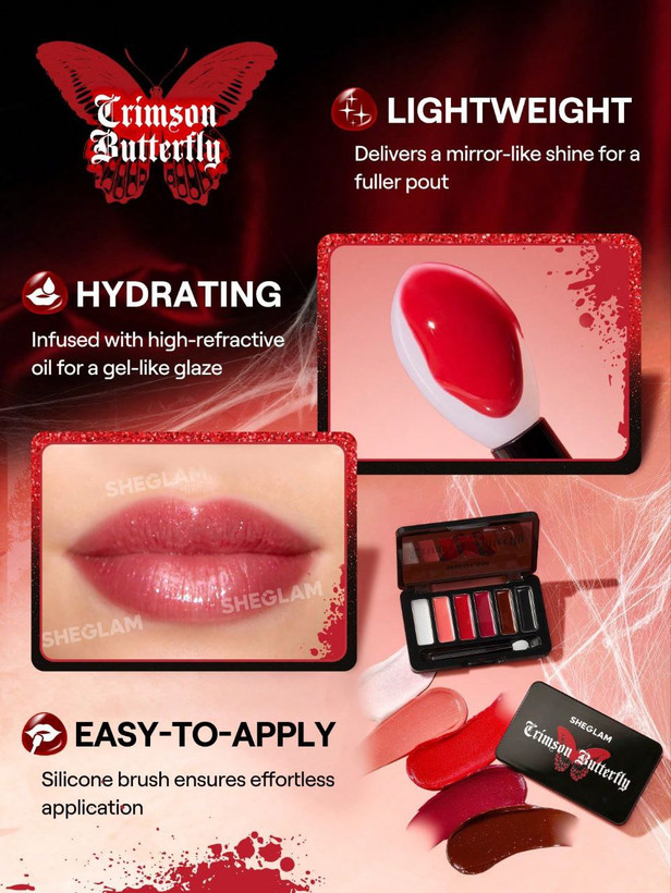 کالکشن پروانهای شیگلم مدل Crimson Butterfly