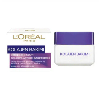 کرم کلاژن ساز لورال L’Oreal با خاصیت ضد پیری قوی حجم ۵۰ میل_ضمانت اصالت