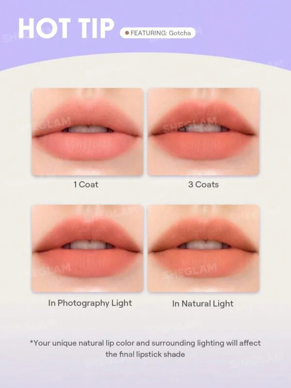 رژلب کوشن سبک شیگلم مدل Lip Veil Cushion رنگ Be Fearless