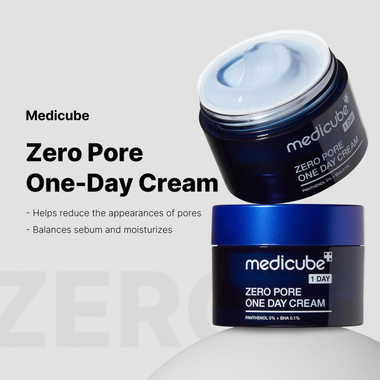 کرم جمع کننده منافذ مدیکیوب Zero Pore One Day Cream 50ml