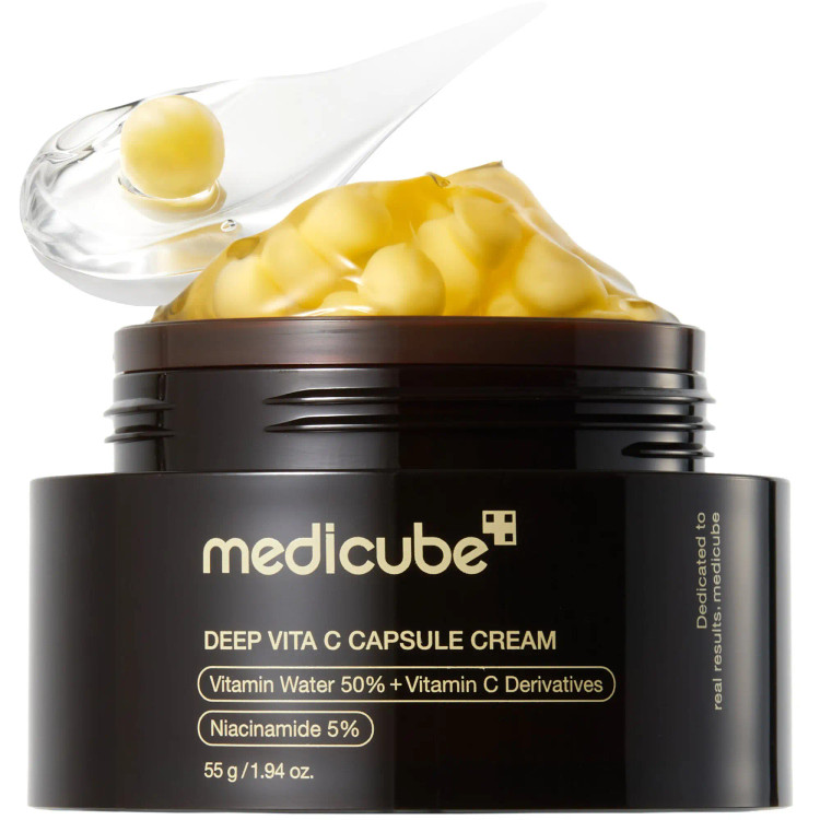 کرم کپسولی ویتامین C مدیکیوب Deep Vita C Capsule Cream 55 گرم