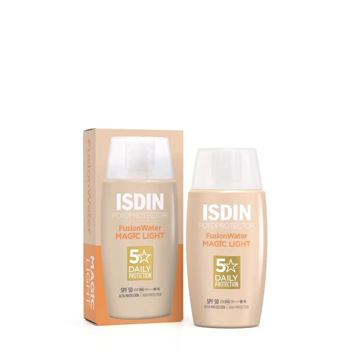 ضد آفتاب SPF50 ایزدین مدل فیوژن واتر مجیک رنگ لایت