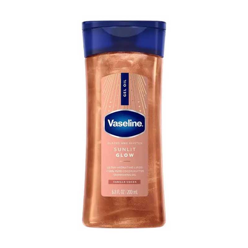 روغن بدن شاین دار وازلین Vaselone مدل Sunlit Glow حجم 200ml