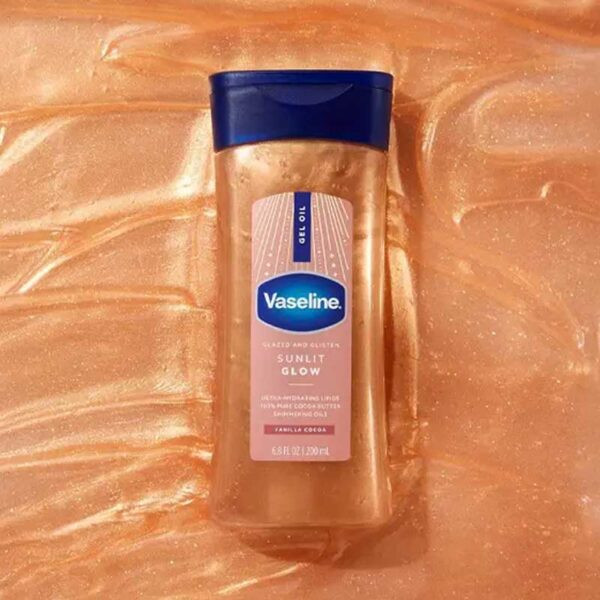 روغن بدن شاین دار وازلین Vaselone مدل Sunlit Glow حجم 200ml