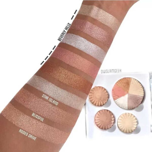 پالت هایلایتر 8 رنگ افرا Ofra مدل Glow Up_ضمانت اصالت کالا