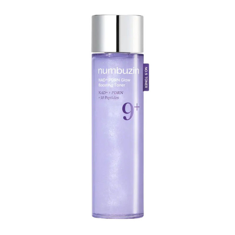 تونر پپتاید PDRN و +NAD شماره No.9 درخشان تقویت کننده و ضد چروک نامبوزین Numbuzin مدل Glow Boosting Toner حجم 150ml
