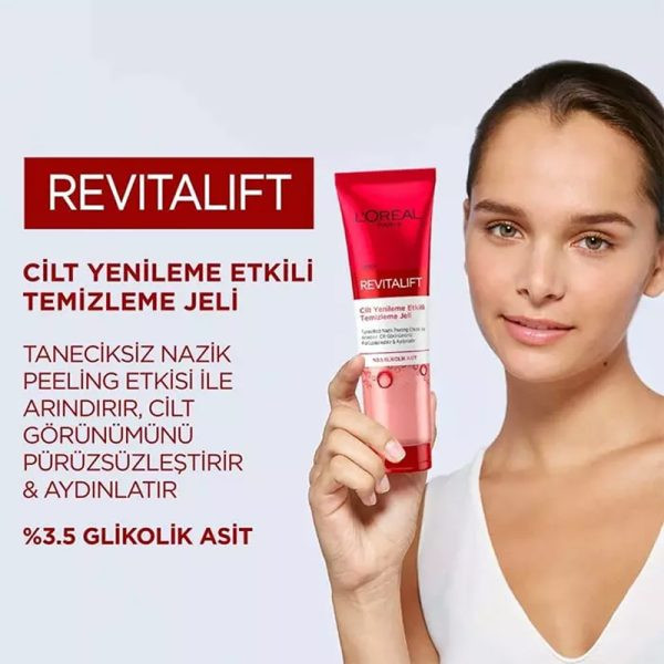 شوینده صورت ضد لک لورال مدل REVITALIFT حجم 150ml