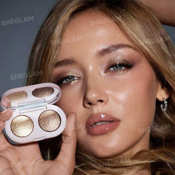 پالت سایه چشم دو عددی شیگلم Sheglam مدل Prismalight Baked Gelee